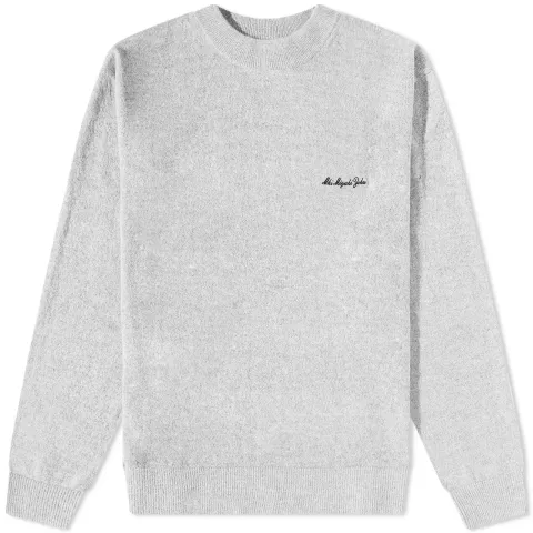 Lightweight Mohair Crew Knit