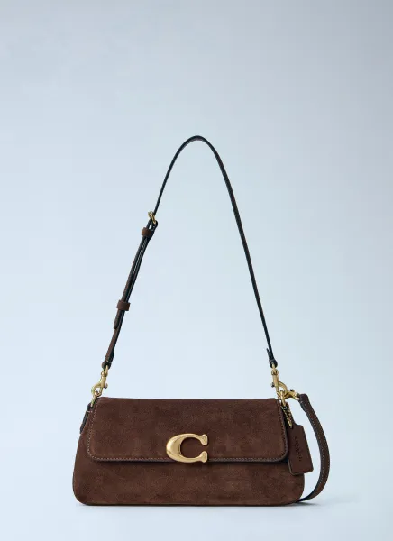 Coach Suede Jet Shoulder Bag