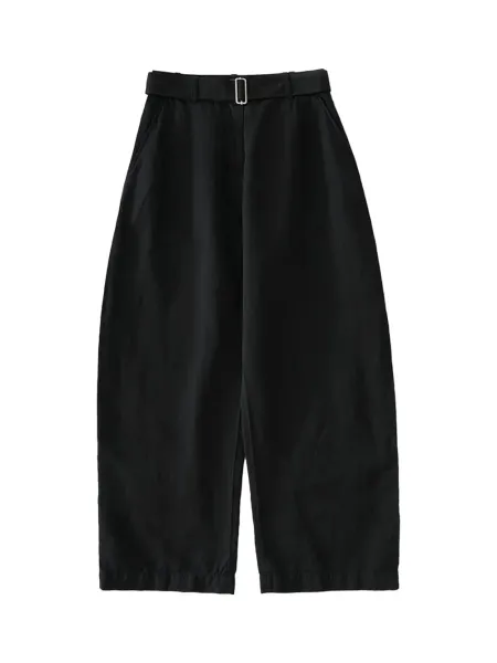 Studio Nicholson Chatto Belted Pants Black