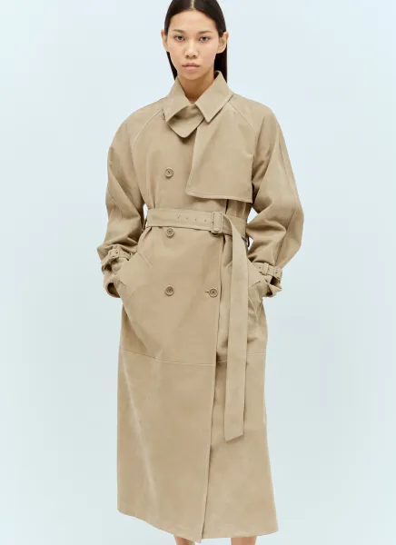 Nubuck Trench Coat