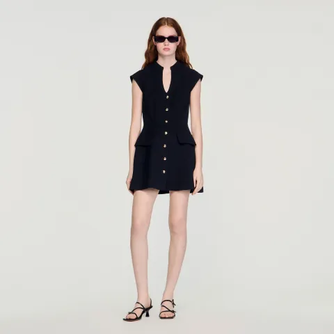 Short sleeveless dress