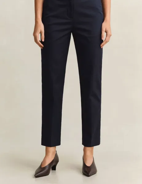 Gant Cotton Rich Slim Fit Chinos Navy