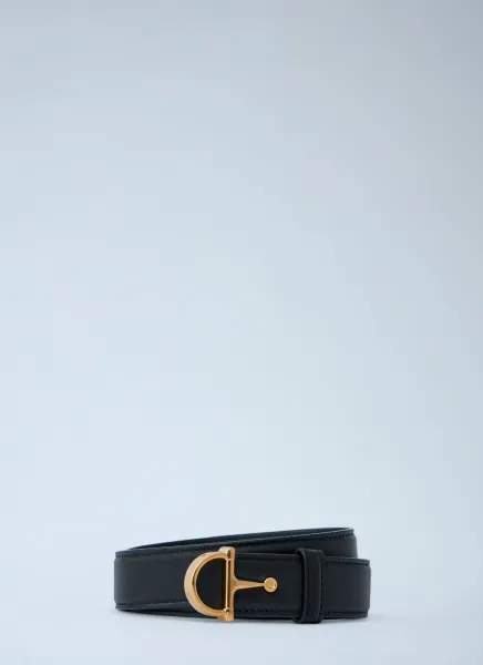 Horsebit Leather Belt