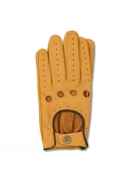Dents Leather Delta Driving Gloves - Cork