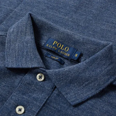Long Sleeve Slim Fit Polo