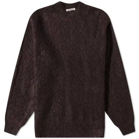 Brushed Mohair Crew Knit