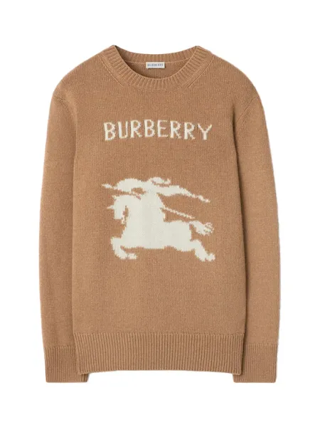 Men EKD Wool Cashmere Sweater Camel