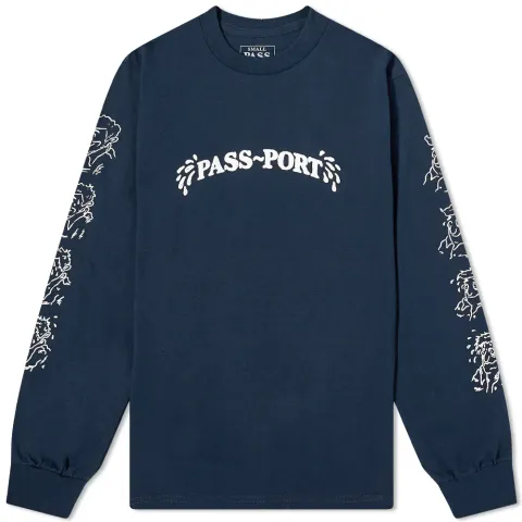 Pass-Port Long Sleeve Sweat Logo T-Shirt