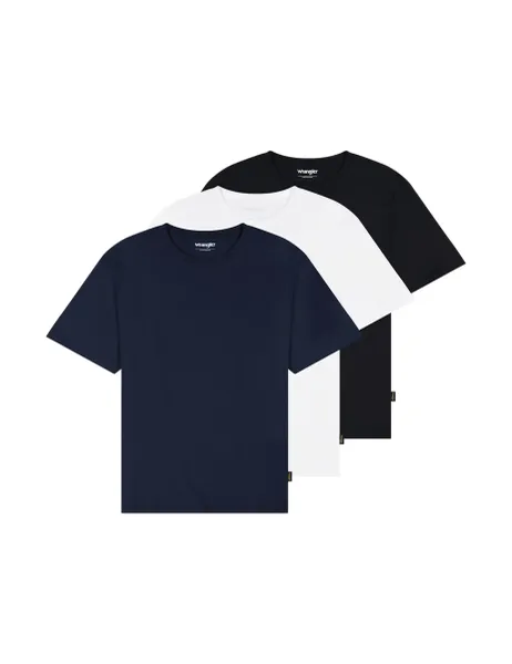 3 Pack Pure Cotton Jersey T-Shirts Black