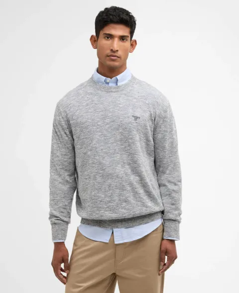 Flaxby Linen Blend Crew Neck
