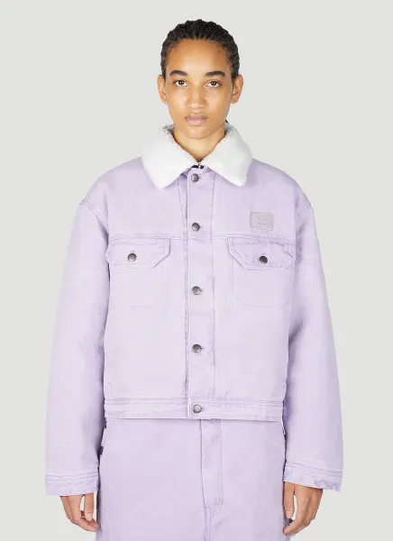 Face Patch Canvas Jacket