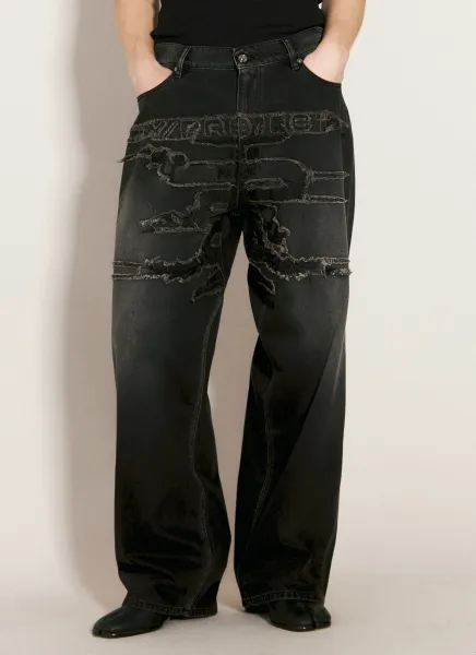 Paris' Best Patch Jeans