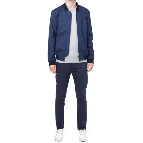 Perforated Bomber Jacket