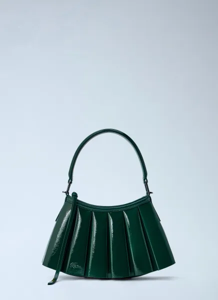 Lacoste Runway Small Patent Leather Lenglen Purse