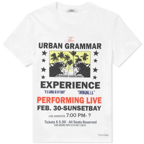 Urban Grammar Print Concert Poster Tee