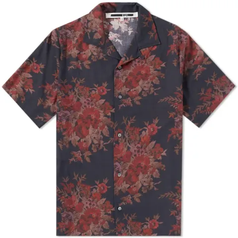 McQ by Alexander McQueen Billy Floral Vacation Shirt