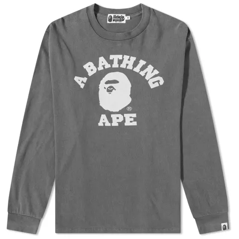 Long Sleeve Overdye College College T-Shirt