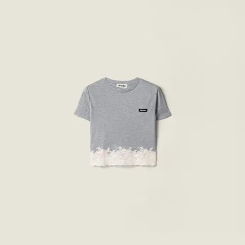 Silk jersey top