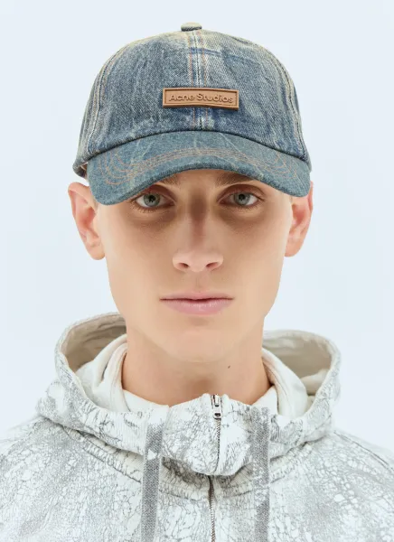 Denim Logo Baseball Cap