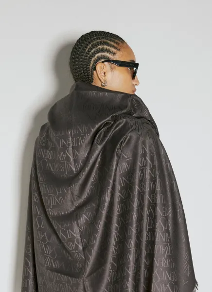 Logo Jacquard Square Scarf
