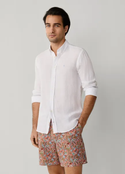 Floral Print Swim Trunk