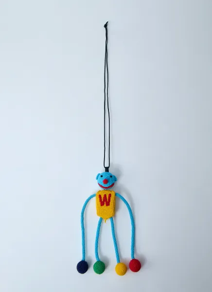 Beaded Logo Keyring