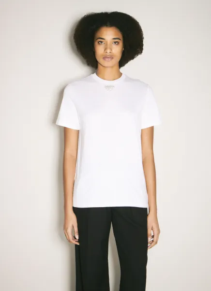 Embroidered Triangle T-Shirt