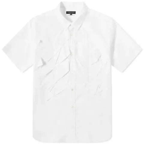 Comme des Garcons Homme Plus Short Sleeve Overlayed Pleats S