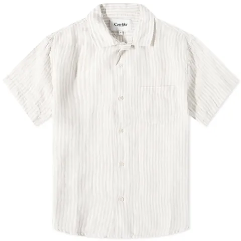 Linen Stripe Vacation Shirt