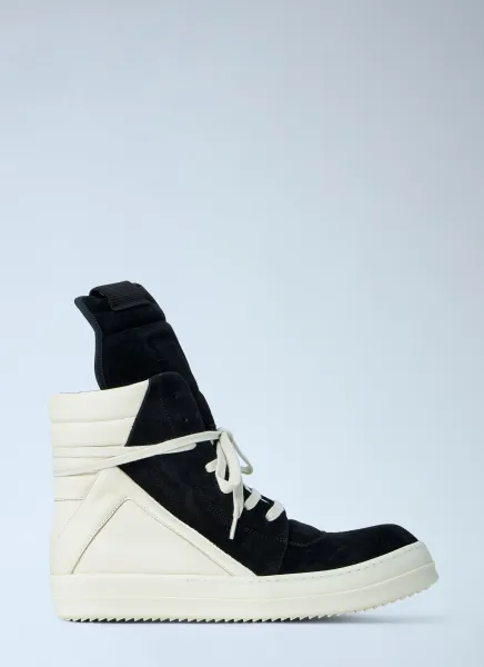 High-Top Suede Geobasket Sneakers