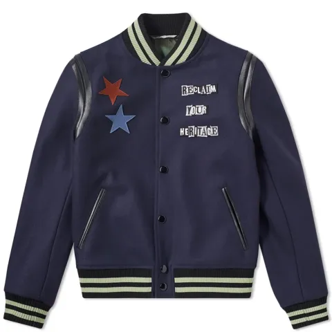 Jamie Reid Punk Poem Stars Teddy Jacket