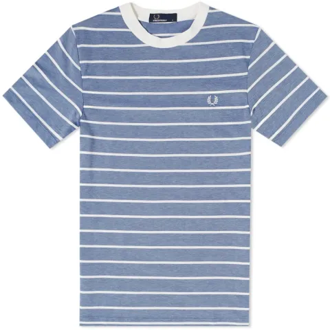 Fred Perry Oxford Stripe Pique Tee