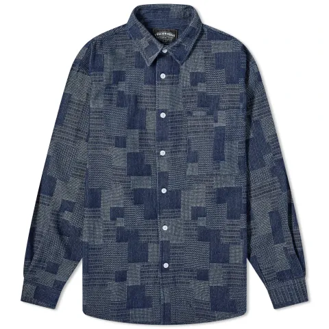 Patchwork Denim Shirt