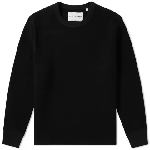 SPLASH Open Chunky Waffle Sweat