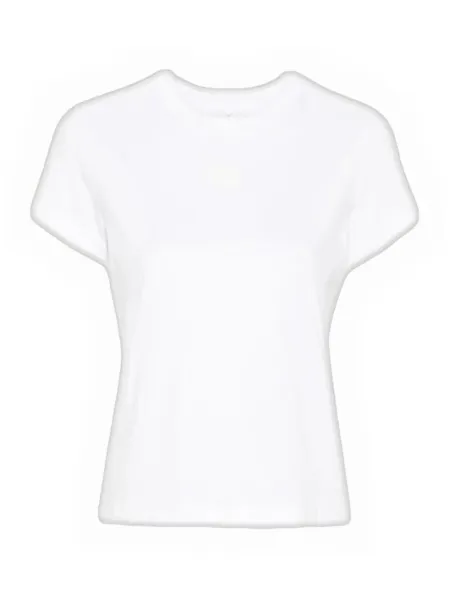 Logo Print Cotton T-Shirt White