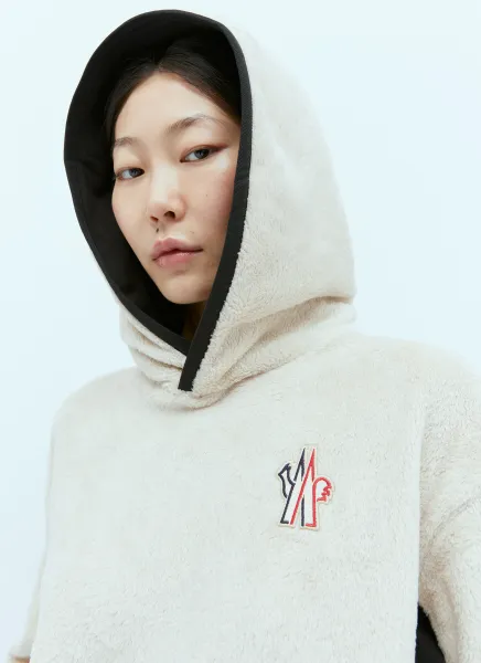 Logo Patch Hooded Sweatshirt