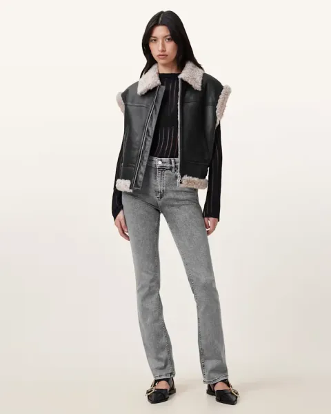 Haldan Slim Bootcut Denim Jeans