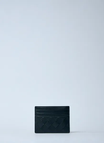 Intrecciato Leather Cardholder