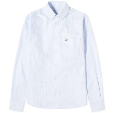 BD Striped Oxford Shirt With Baby Fox