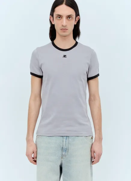 Bumpy Contrast T-Shirt
