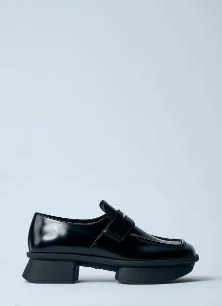Equal Brushed Leather Loafers