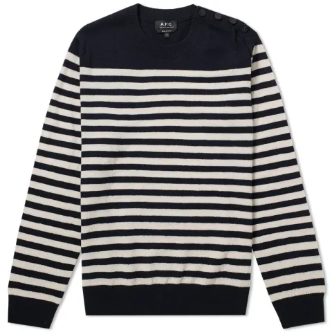 A.P.C. Skye Stripe Crew Knit