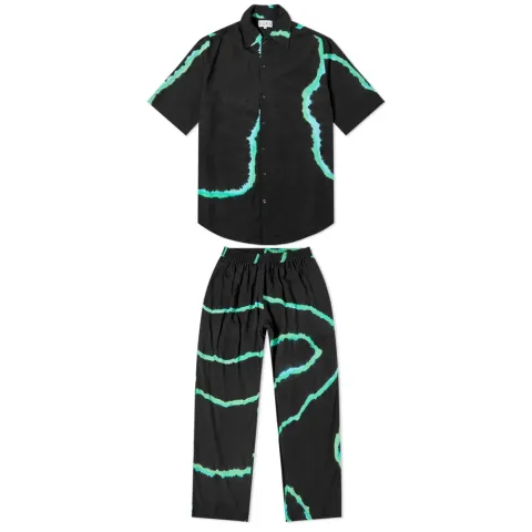 Dusk Print Short Sleeve Shirt & Trouser Set