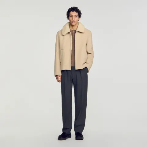 Wool and cashmere jacket