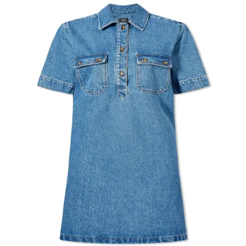 A.P.C. Berangere Utility Mini Dress