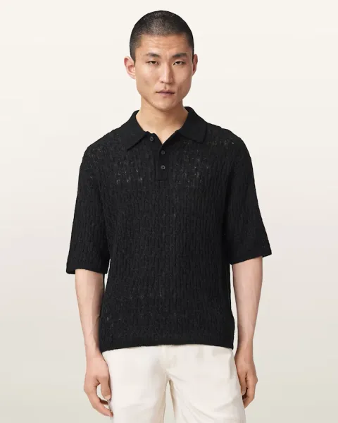 Cyclone Short Sleeve Cable Polo