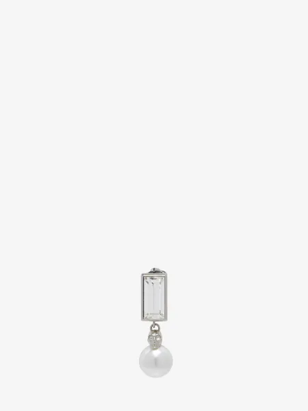 Skull & Pearl Earring