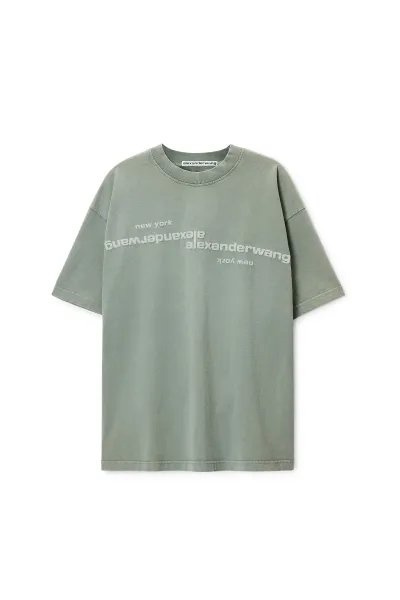 MIRRORED LOGO SHORT SLEEVE TEE