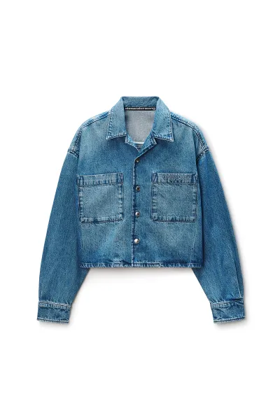 Cropped Long Sleeve Shirt