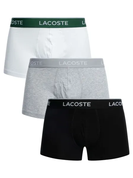Lacoste 3 Pack Cotton Stretch Trunks